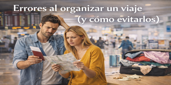 Errores comunes al organizar un viaje y cómo evitarlos con planificación adecuada
